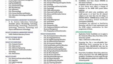 FEDPOFFA ANNOUNCED ND (PT) & HND FORM 2026 /2027 ACADEMIC SESSION