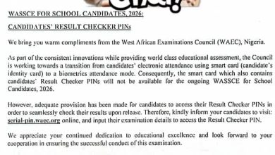 WAEC Introduces New Biometric System