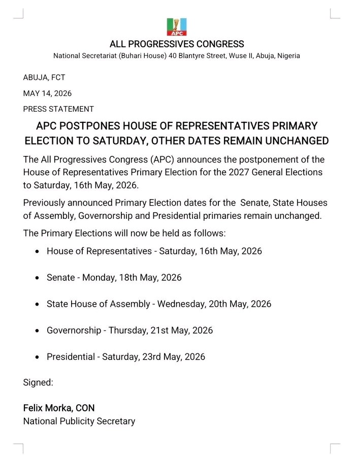 APC in Chaos: Nationwide Anti-Consensus Revolt Forces Primary Postponement