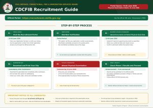 CDCFIB 2024/2025 Recruitment - How to Check If You've Been Shortlisted