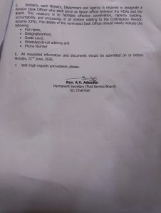 Re-Commencement of the Contributory Pension Scheme (CPS) for Oyo State Civil Servants