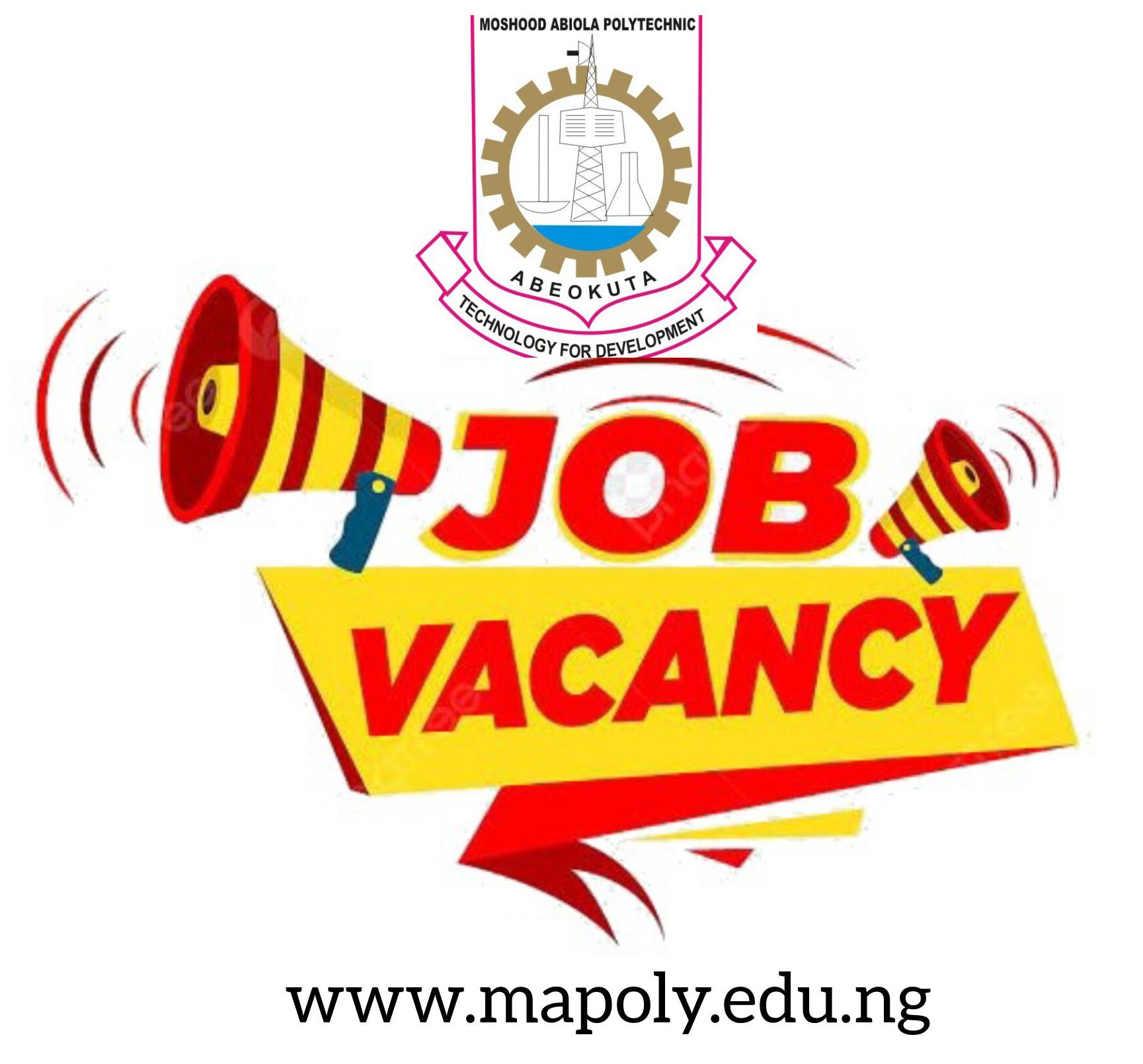JOB VACANCY! @ Moshood Abiola Polytechnic